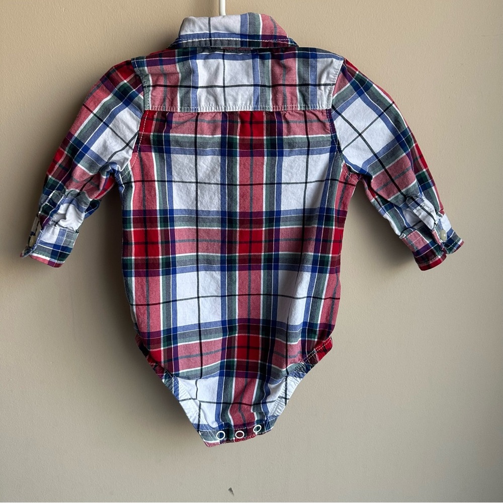 Oshkosh Long Sleeve Baby Button Up - size 6m - Picture 4 of 4